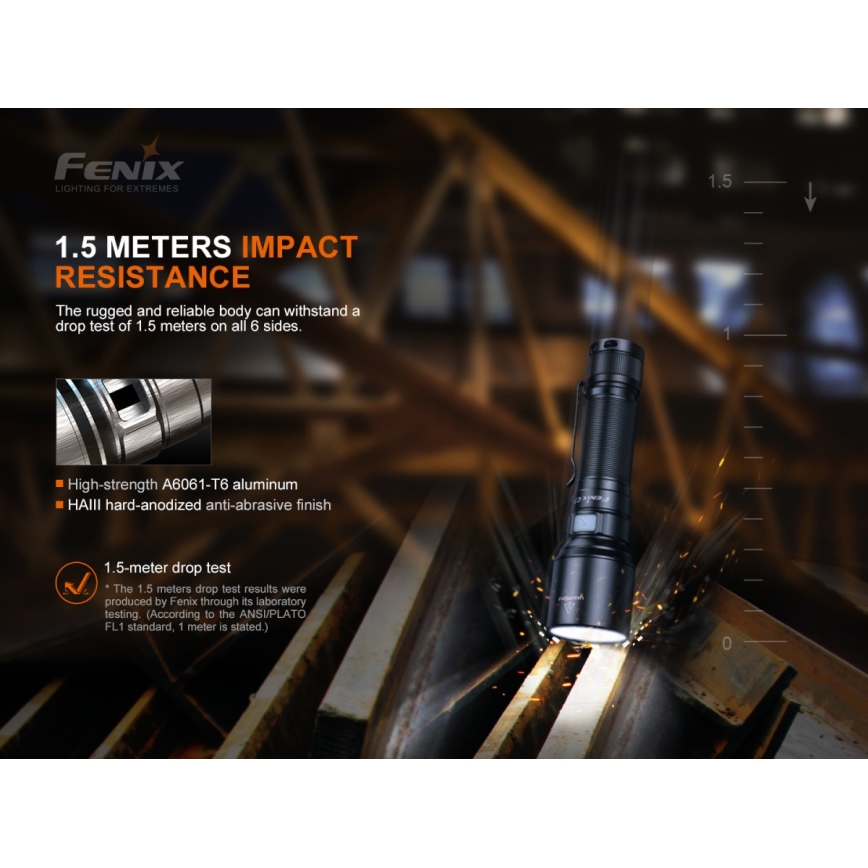 Fenix C7 - LED zatemnjevalna polnilna svetilka LED/1x21700 IP68 3000 lm 68 h