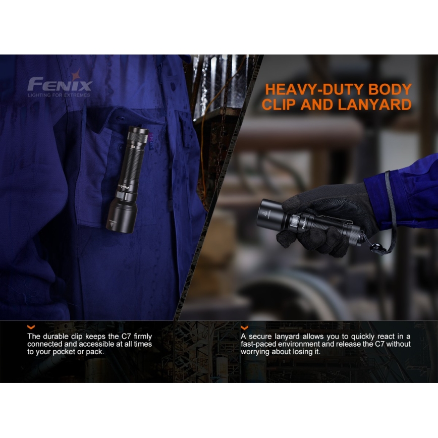 Fenix C7 - LED zatemnjevalna polnilna svetilka LED/1x21700 IP68 3000 lm 68 h