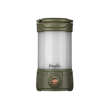 Fenix CL26RPROOLI - LED Zatemnitvena prenosni polnilna svetilka LED/USB IP66 650 sijajni 408 h 5000 mAh zelena