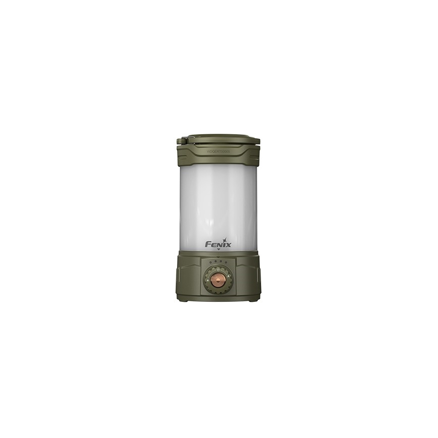 Fenix CL26RPROOLI - LED Zatemnitvena prenosni polnilna svetilka LED/USB IP66 650 sijajni 408 h 5000 mAh zelena
