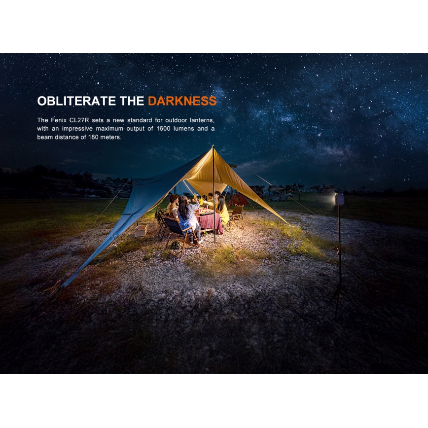 Fenix CL27RGRE - LED Zatemnitvena polnilna svetel LED/USB IP66 1600 sijajni 285 h 5000 mAh