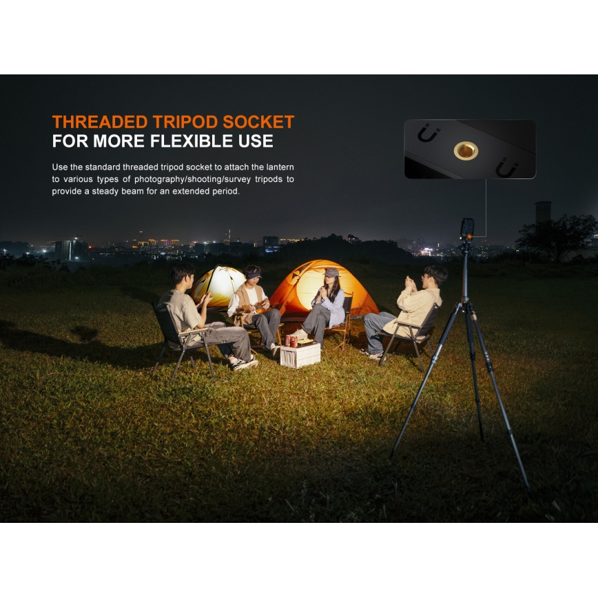 Fenix CL27RGRE - LED Zatemnitvena polnilna svetilkaLED/USB IP66 1600 lm 285 h