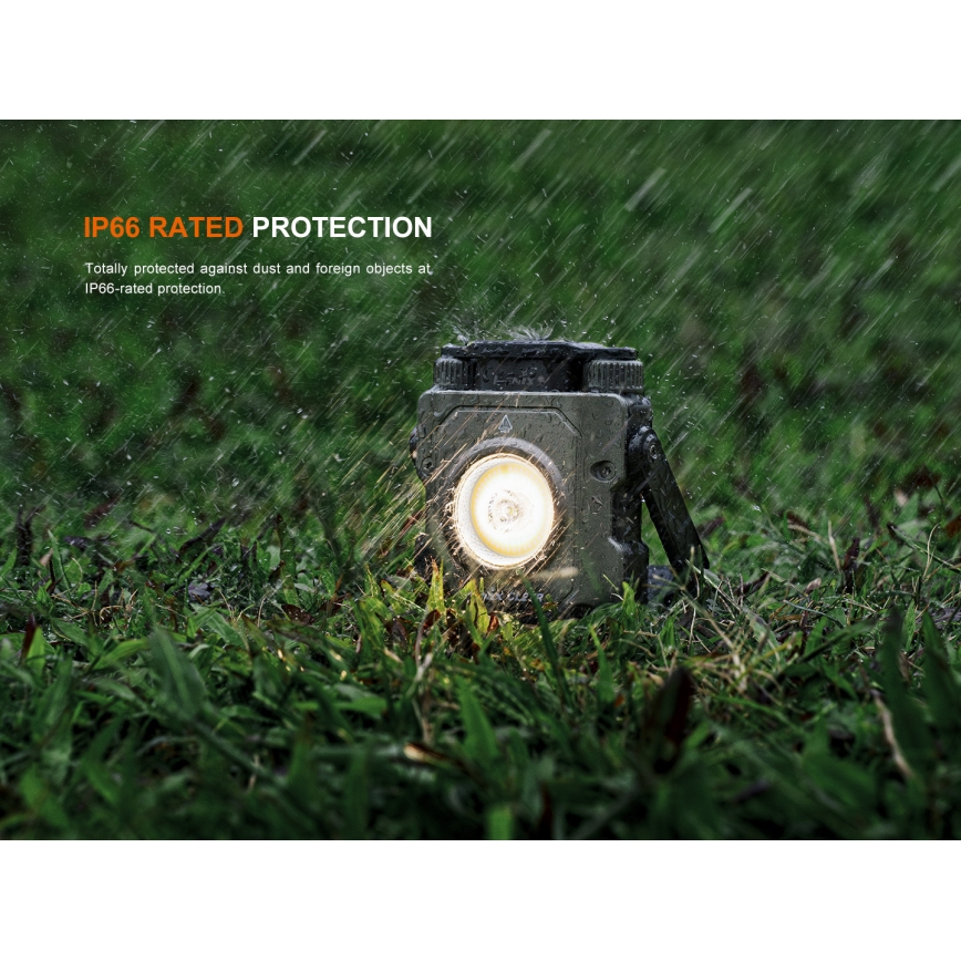 Fenix CL27RGRE - LED Zatemnitvena polnilna svetilkaLED/USB IP66 1600 lm 285 h