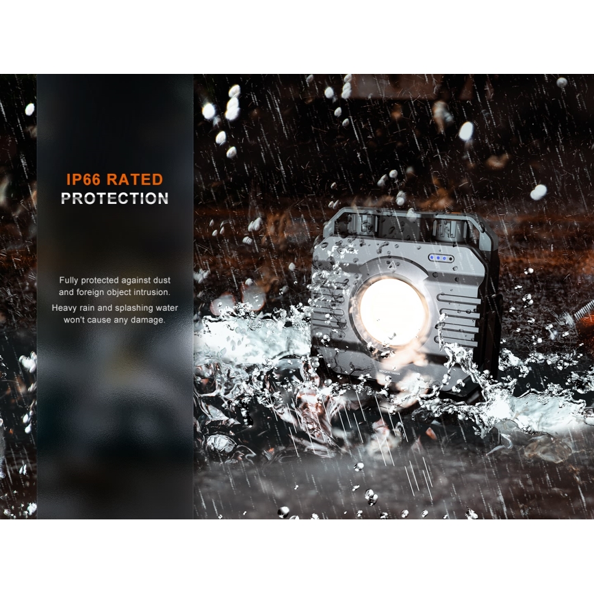 Fenix CL28R - LED Zatemnitvena polnilna reflektor s power bankom LED/USB IP66 2000 sijajni 360 h 10000 mAh