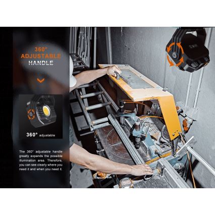 Fenix CL28R - LED Zatemnitvena polnilna reflektor s power bankom LED/USB IP66 2000 sijajni 360 h 10000 mAh
