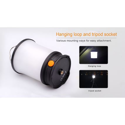 Fenix CL30R - LED Prenosna polnilna svetilka LED/USB/6xCR123A IPX7 650 lm 300 h 2600 mAh