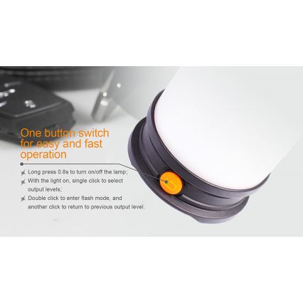 Fenix CL30R - LED Prenosna polnilna svetilka LED/USB/6xCR123A IPX7 650 lm 300 h 2600 mAh