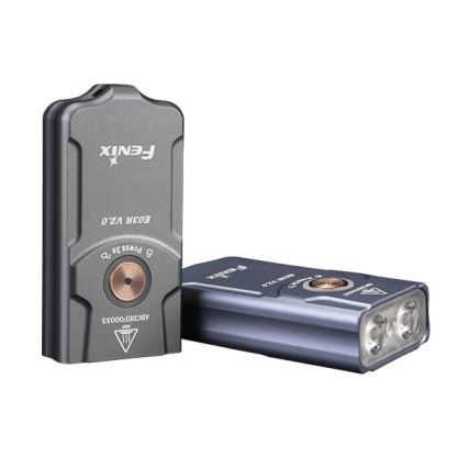 Fenix E03RV20BLU - LED Polnilna baterijska svetilka LED/USB IP66 500 lm 30 h 400 mAh