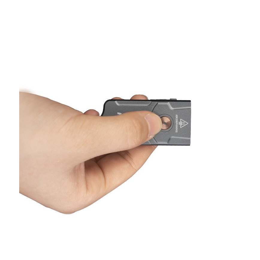 Fenix E03RV20GREY - LED Polnilna baterijska svetilka LED/USB IP66 500 sijajni 30 h 400 mAh