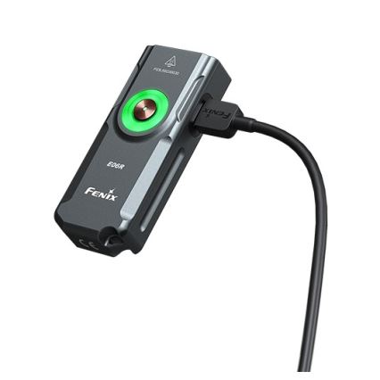 Fenix E06RGRY - LED Zatemnitvena polnilna svetilka UV LED/USB IP66 700 sijajni 60 h 750 mAh siva