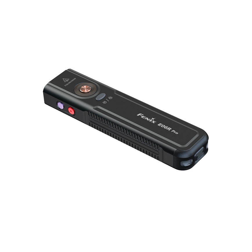 Fenix E06RPROEUBLC- zatemnljiva polnilna LED svetilka LED/USB 1650 mAh IP66 1600 lm 111 h črna