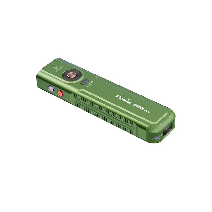 Fenix E06RPROEUOLI - LED zatemnjevalna polnilna svetilka LED/USB 1650 mAh IP66 1600 lm 111 h zelena