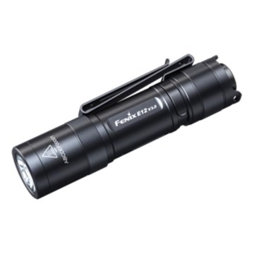 Fenix E12V30 - zatemnjevalna polnilna LED svetilka LED/1xAA 2000 mAh IP68 200 lm 100 h črna