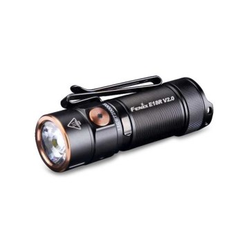Fenix E18RV20800 - LED zatemnjevalna polnilna svetilka LED/USB/1xCR123A 800 mAh IP68 1200 lm 200 h črna