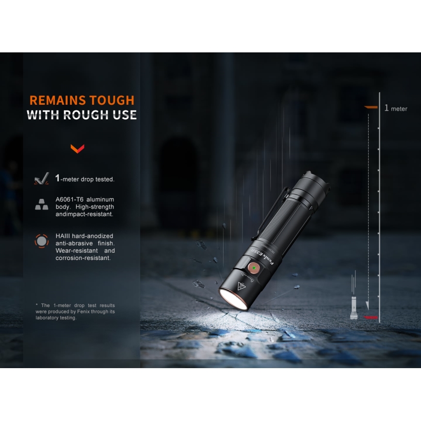 Fenix E35RSETAODS - LED Zatemnitven rechargeable flashlight LED/USB IP68 3100 lm 69 h + diffuser 26,5mm