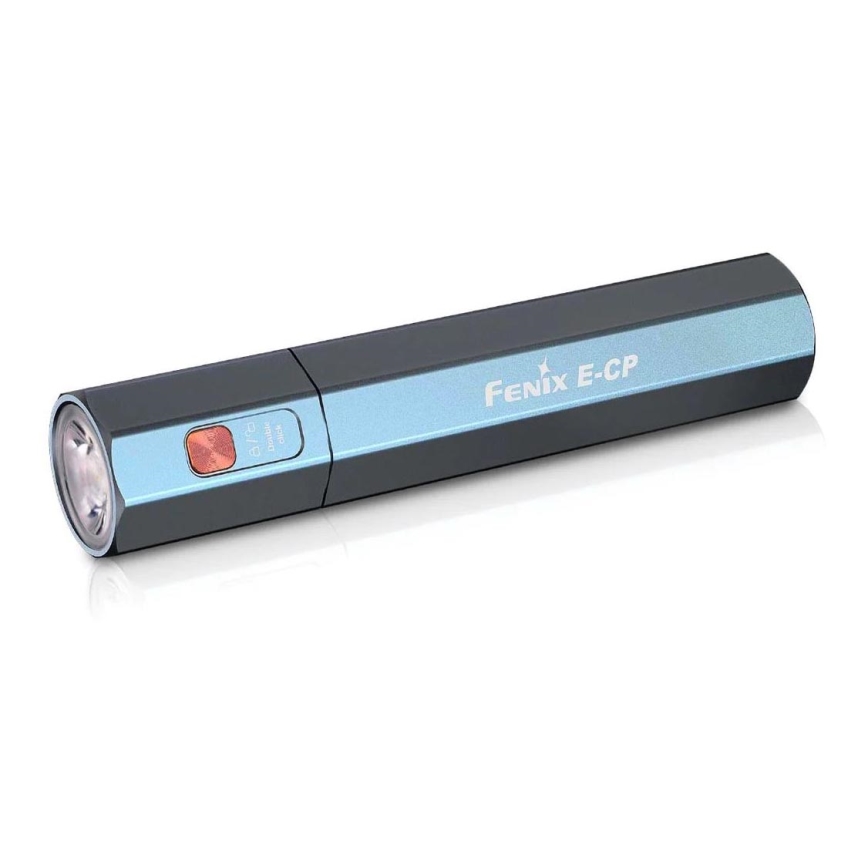 Fenix ECPBLUE - LED Polnilna baterijska svetilka s power bankom USB IP68 1600 sijajni 504 h 5000 mAh modra