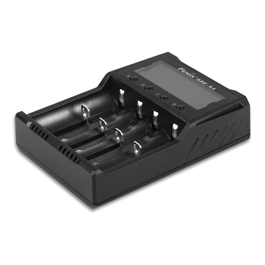 Fenix FENAREA4 - Polnilec baterij 4xLi-ion/AAA/AA/C 5V