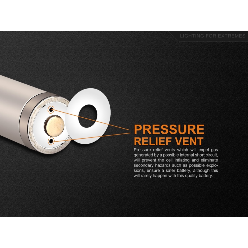 Fenix FERCR123ALIIONUP - 1 kos Polnilna Li-ion baterija USB/3,6V 700 mAh