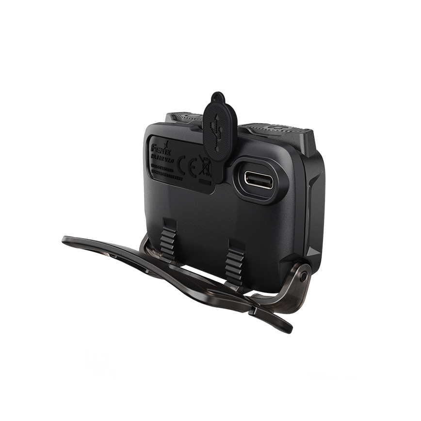 Fenix HL12RV20BLC - zatemnjevalna LED polnilna naglavna svetilka LED/USB 950 mAh IP66 500 lm 112 h črna