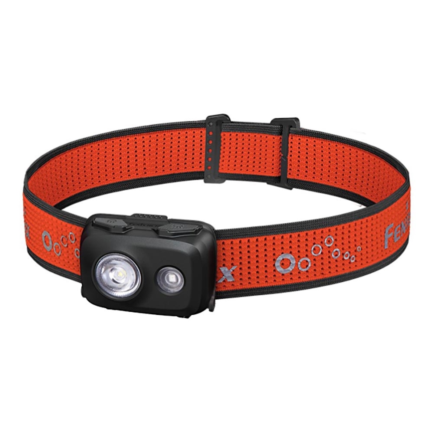 Fenix HL16V2BLK - LED Naglavna svetilka LED/3xAAA IP66 450 lm 200 h črna/oranžna