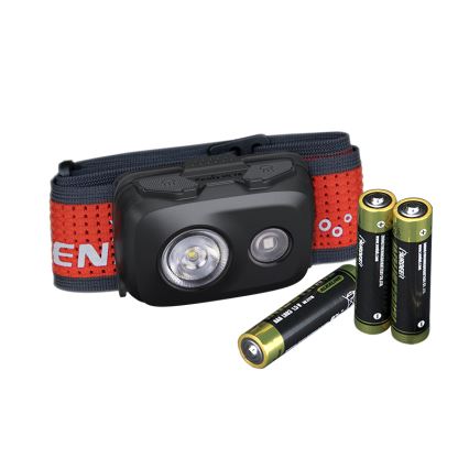 Fenix HL16V2BLK - LED Naglavna svetilka LED/3xAAA IP66 450 lm 200 h črna/oranžna