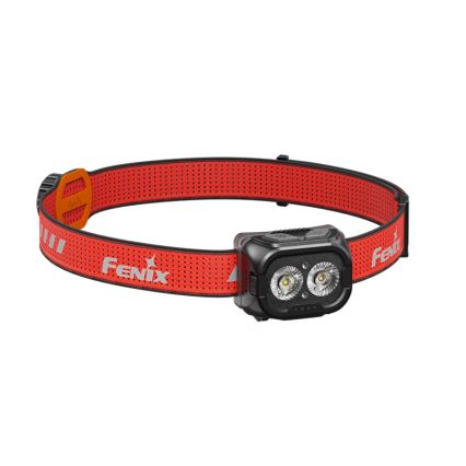 Fenix HL18RTV20BLC - LED Zatemnitvena polnilna naglavna svetilka LED/USB/3xAAA IP66 800 lm 160 h 1900 mAh črna/oranžna