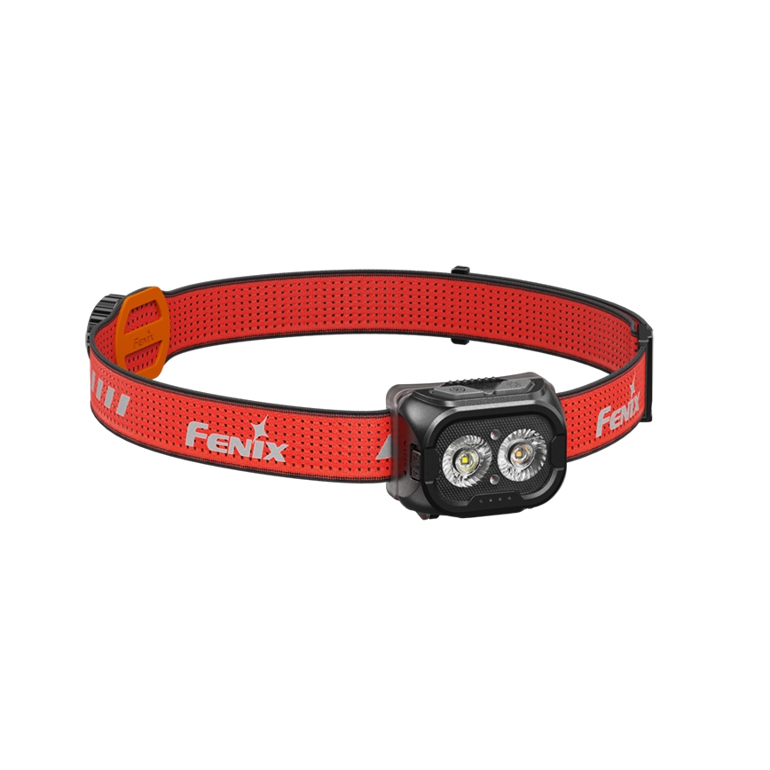 Fenix HL18RTV20BLC - LED Zatemnitvena polnilna naglavna svetilka LED/USB/3xAAA IP66 800 lm 160 h 1900 mAh črna/oranžna