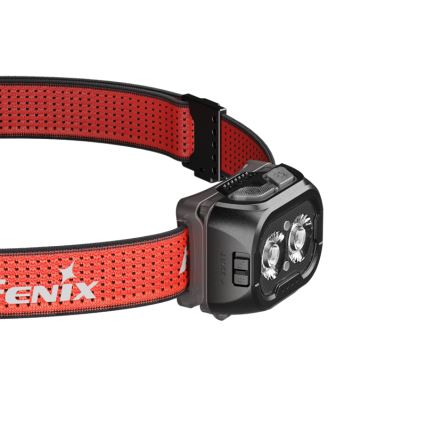 Fenix HL18RTV20BLC - LED Zatemnitvena polnilna naglavna svetilka LED/USB/3xAAA IP66 800 lm 160 h 1900 mAh črna/oranžna