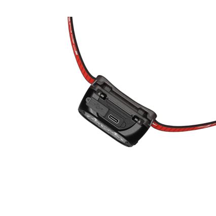 Fenix HL18RTV20BLC - LED Zatemnitvena polnilna naglavna svetilka LED/USB/3xAAA IP66 800 lm 160 h 1900 mAh črna/oranžna