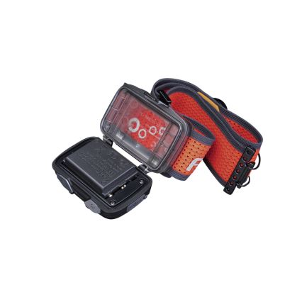 Fenix HL32RTBLCK - LED Polnilna naglavna svetilka LED/USB/3xAAA IP66 800 sijajni 300 h 1900 mAh črna/oranžna