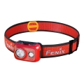Fenix HL32RTRED - LED Polnilna naglavna svetilka LED/USB/3xAAA IP66 800 lm 300 h rdeča/oranžna