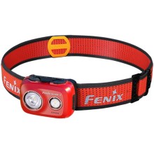 Fenix HL32RTRED -LED Polnilna naglavna svetilka LED/USB IP66 800 lm 300 h rdeča/oranžna