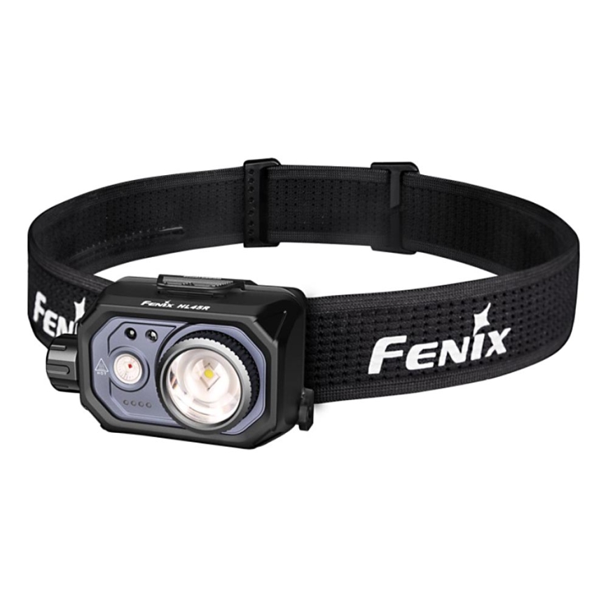 Fenix HL45R - LED Zatemnitvena polnilna naglavna svetilka LED/USB IP66 1000 sijajni 240 h črna
