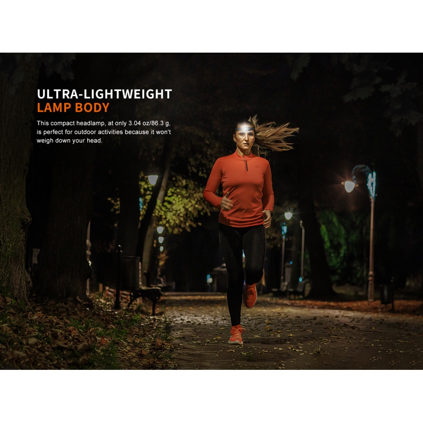 Fenix HM23V20 - LED Zatemnitvena naglavna svetilka LED/1xAA IP68 300 lm 100 h