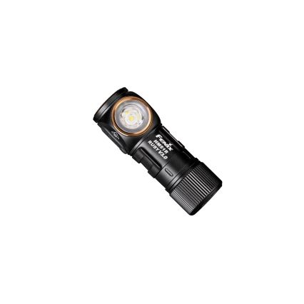 Fenix HM51RV30 - LED polnilna čelna svetilka s funkcijo zatemnjevanja LED/USB/1xCR123A 950 mAh IP68 860 lm 125 h oranžna