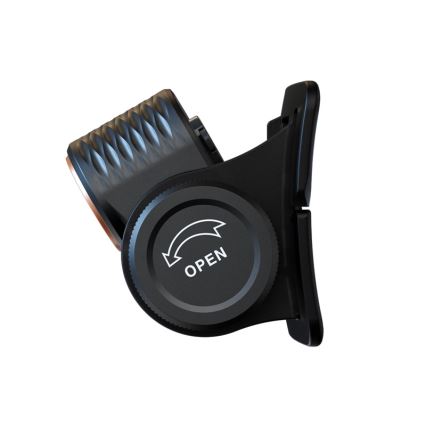 Fenix HM55RABL - LED polnilna čelna svetilka z nastavljivo svetlostjo LED/USB/1xCR123A 1600 mAh IP68 1200 lm 141,2 h črna