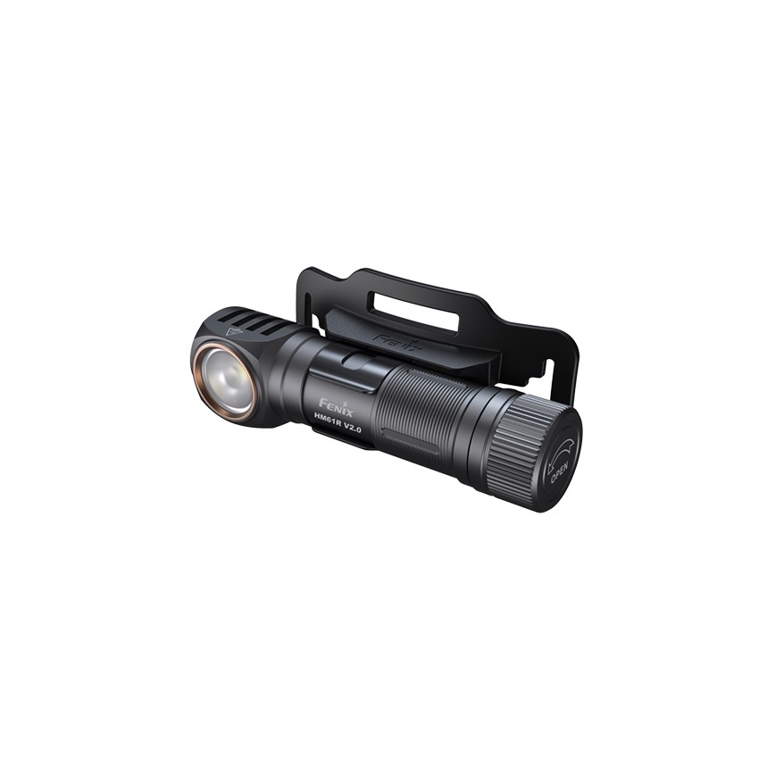 Fenix HM61RV20 - LED Polnilna naglavna svetilka LED/USB/2xCR123A IP68 1600 lm 300 h 3400 mAh