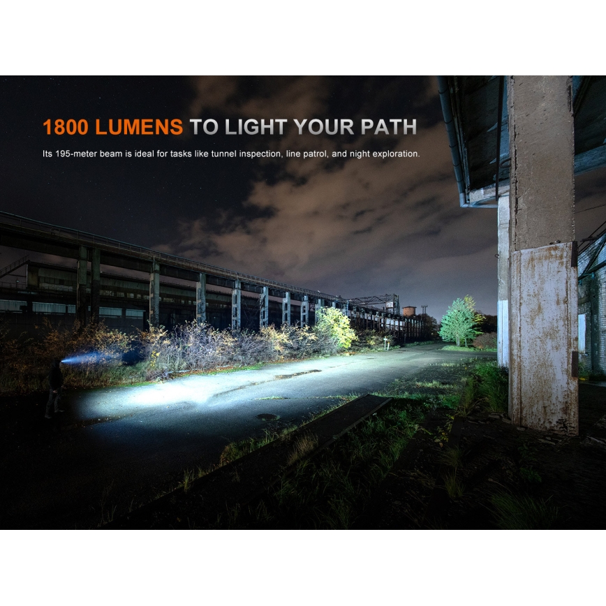 Fenix HM61RV30 - LED Zatemnjevalna polnilna čelovka LED/USB/1xCR123A 4000 mAh IP68 1800 lm 400 h črna