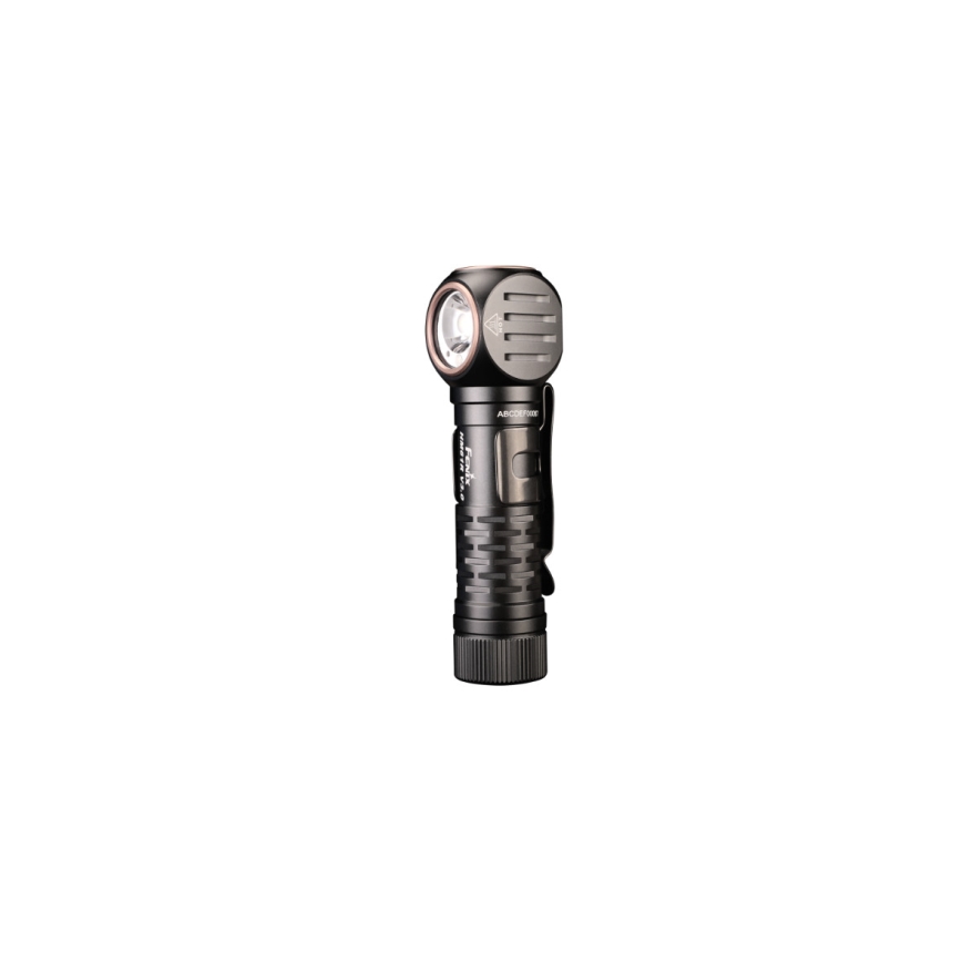 Fenix HM61RV30 - LED Zatemnjevalna polnilna čelovka LED/USB/1xCR123A 4000 mAh IP68 1800 lm 400 h črna
