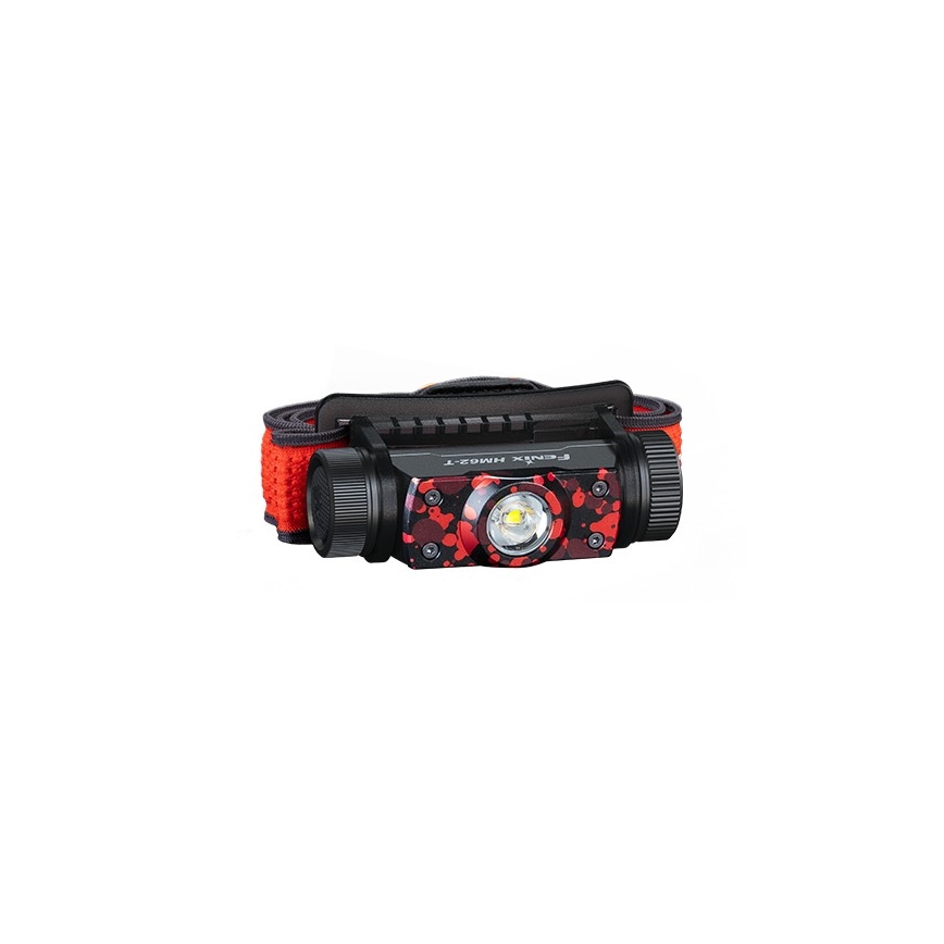 Fenix HM62TMGM - LED Zatemnitvena polnilna naglavna svetilka LED/USB IP68 1200 sijajni 280 h 3400 mAh