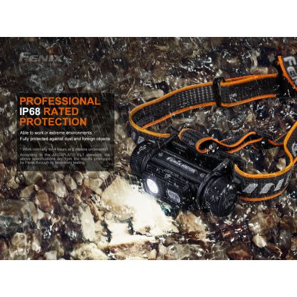Fenix HM70R - LED Polnilna naglavna svetilka 4xLED/1x21700 IP68 1600 sijajni 800 h 5000 mAh