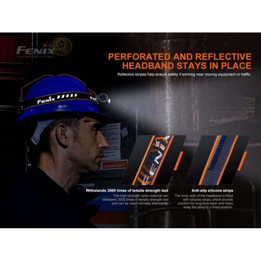 Fenix HM70R - LED Polnilna naglavna svetilka 4xLED/1x21700 IP68 1600 sijajni 800 h 5000 mAh