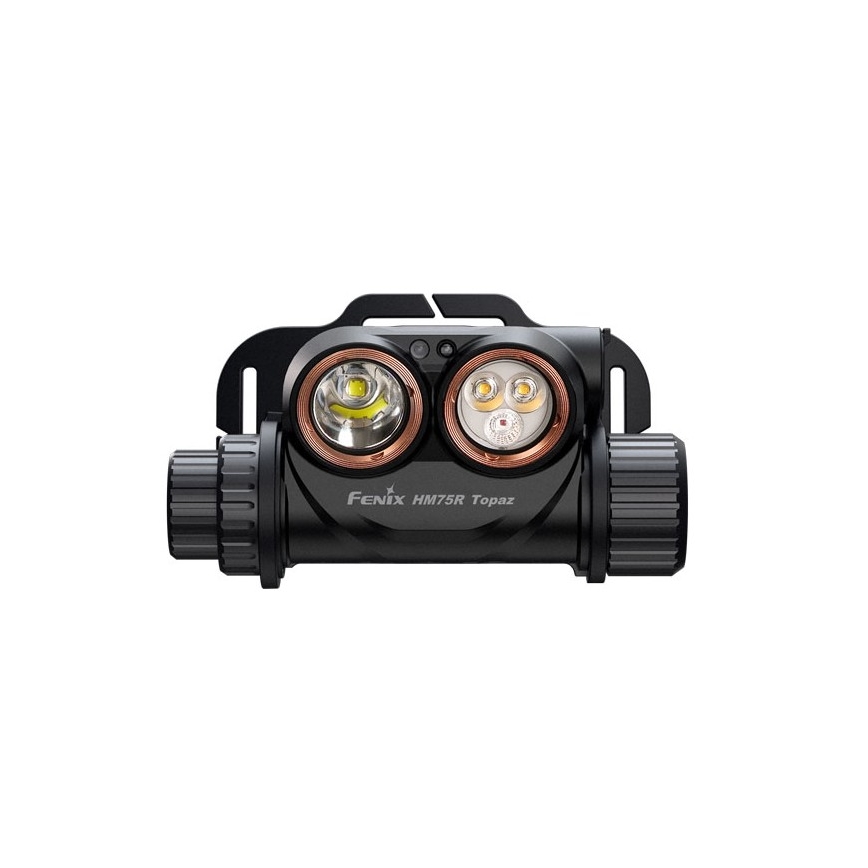 Fenix HM75RTOPAZ - LED Zatemnitvena polnilna naglavna svetilka LED/USB IP68 1600 sijajni 210 h 4000 mAh