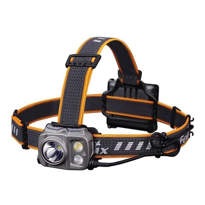 Fenix HP16R1250 - LED Polnilna naglavna svetilka 3xLED/USB 4xAA IP66 1250 lm 600 h 3000 mAh