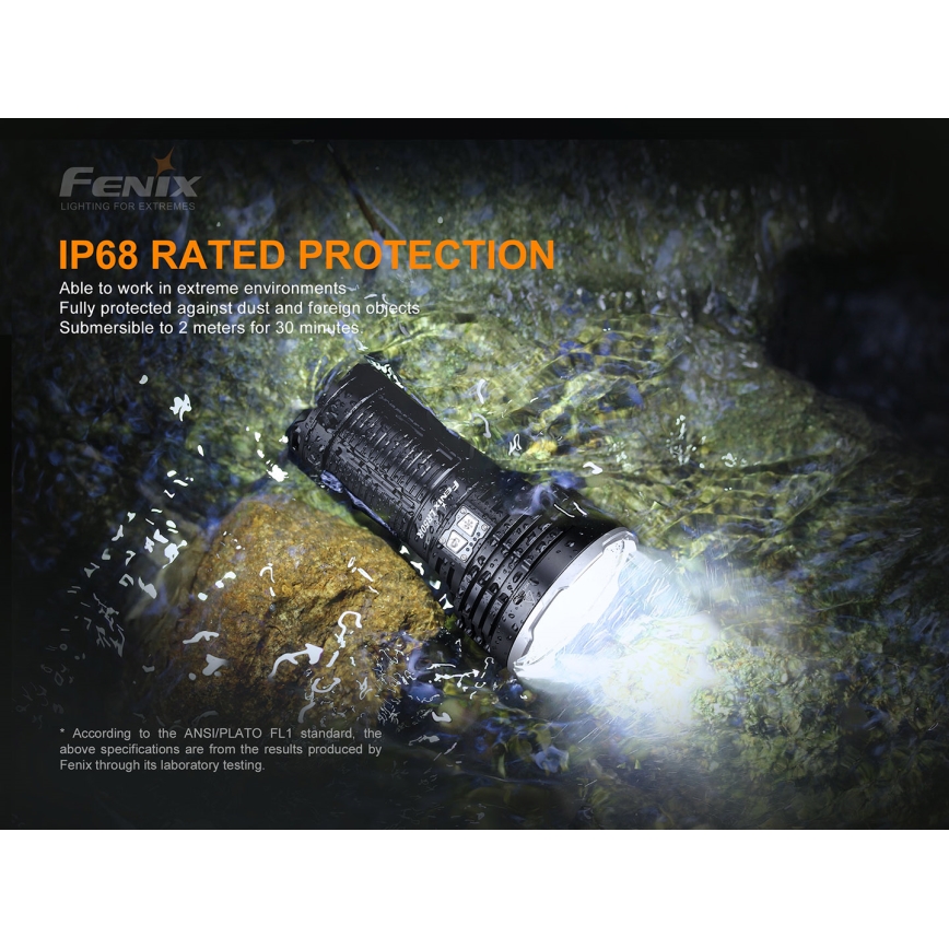 Fenix LR50R - LED Polnilna svetilka 4xLED/USB IP68 12000 lm 58 ur