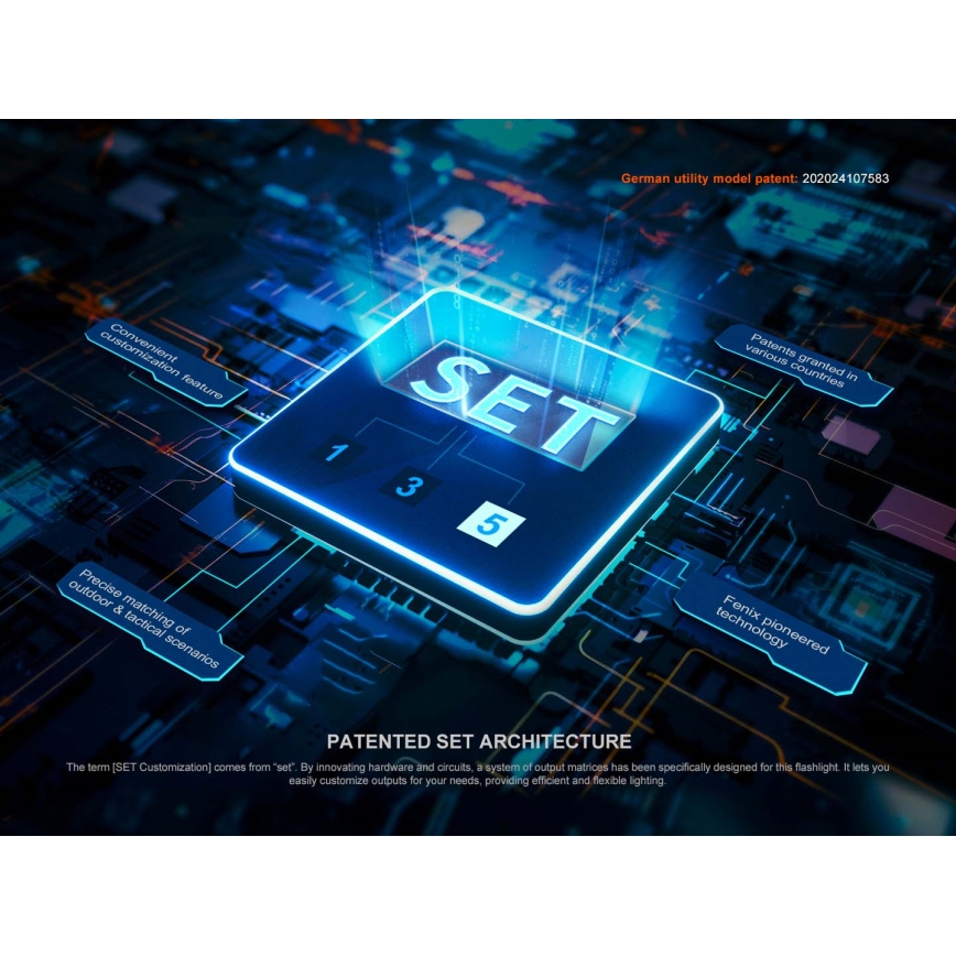 Fenix PD26RACE - zatemnljiva polnilna LED-svetilka LED/USB 1600 mAh IP68 1300 lm 556 h črna