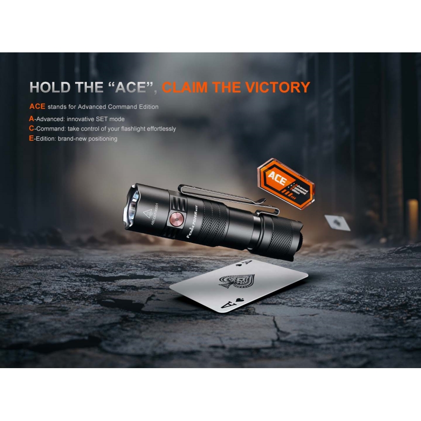 Fenix PD26RACE - zatemnljiva polnilna LED-svetilka LED/USB 1600 mAh IP68 1300 lm 556 h črna