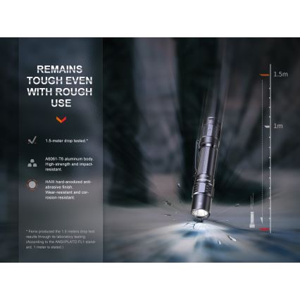 Fenix PD35R - LED Polnilna baterijska svetilka LED/USB/2xCR123A IP68 1700 lm 100 h 3400 mAh