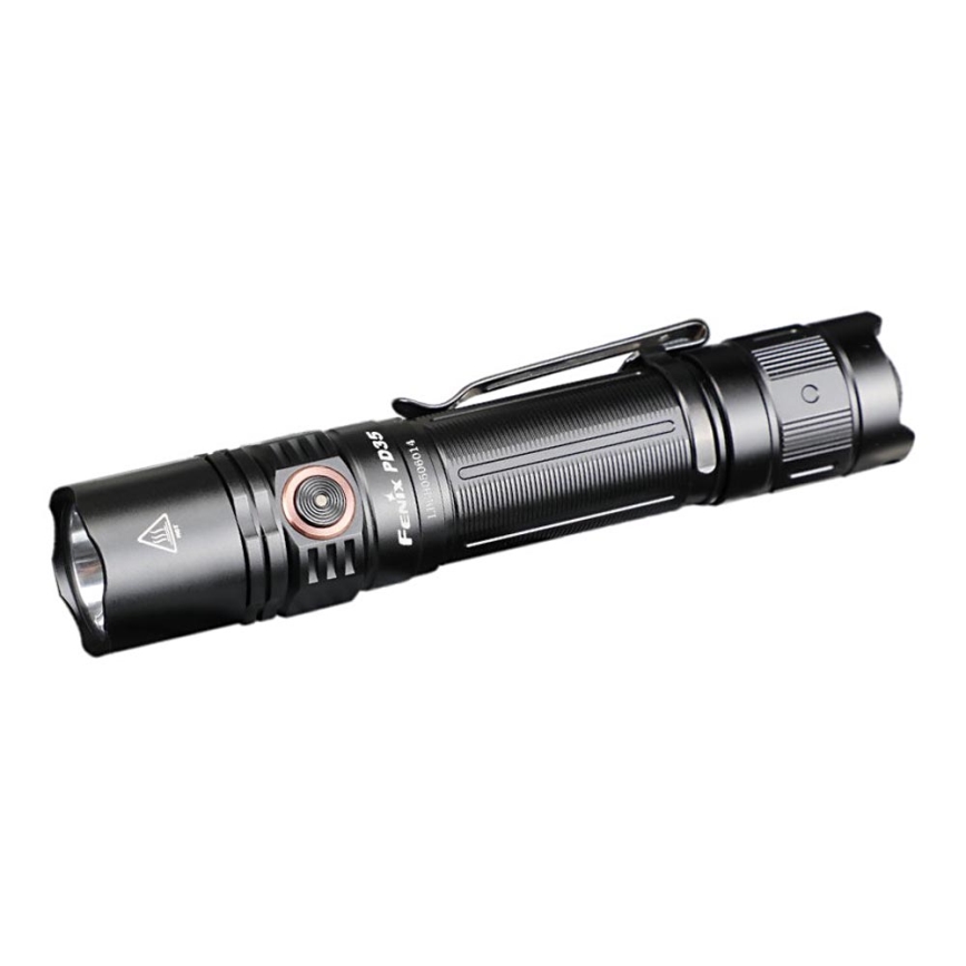 Fenix PD35V30 - LED Polnilna baterijska svetilka LED/USB/2xCR123A IP68 1700 sijajni 230 h 2600 mAh