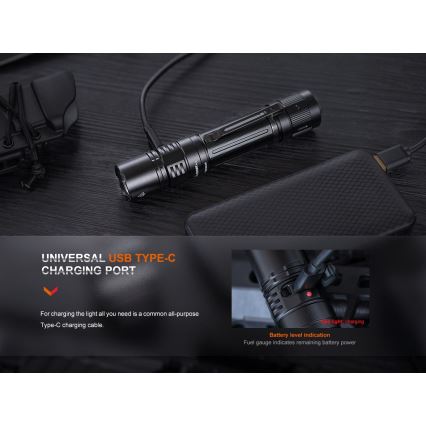 Fenix PD36RPRO - LED Taktična polnilna svetilka LED/USB IP68 2800 lm 42 h 5000 mAh
